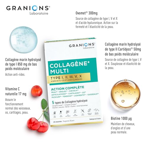 Granions Collagene Marin Multi Collagene & Vitamine C 60 Cps