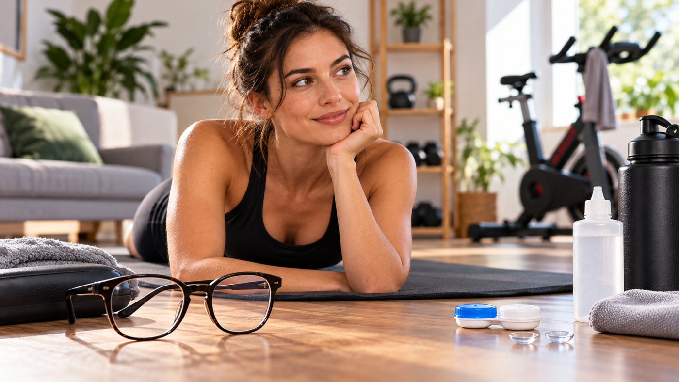Lunettes ou lentilles pour le sport